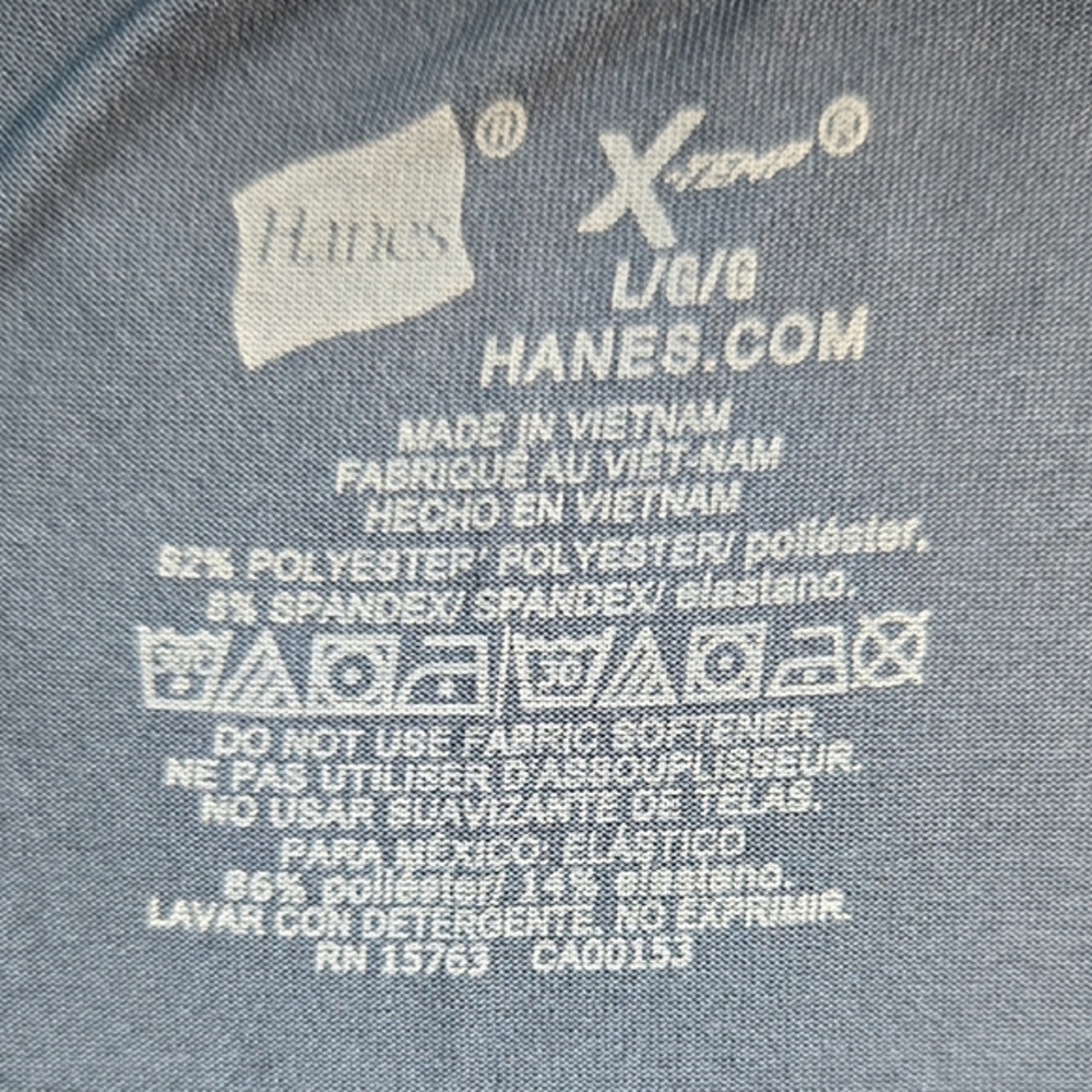 Hanes Blue Boxer Briefs Soft Stretchy Fit - Picture 2 of 4